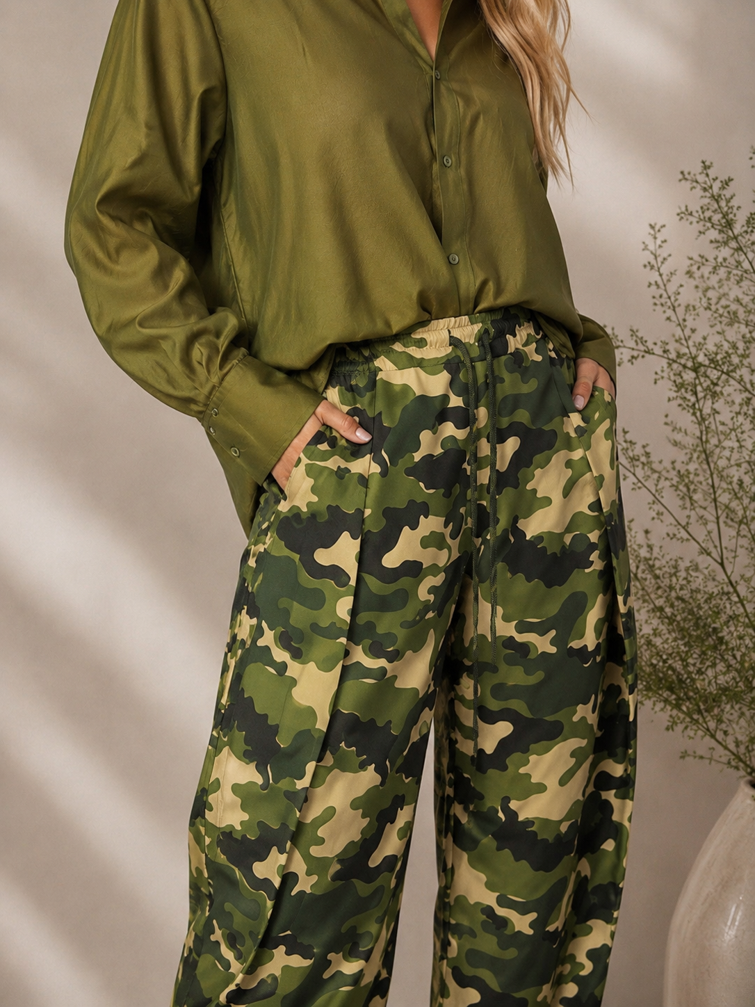 Pantalone cargo militarizzato justwest