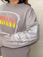 Maglia longsleeve Nirvana e heart