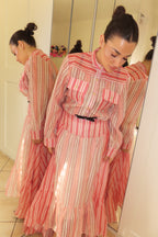 Completo valencia camicia e gonna