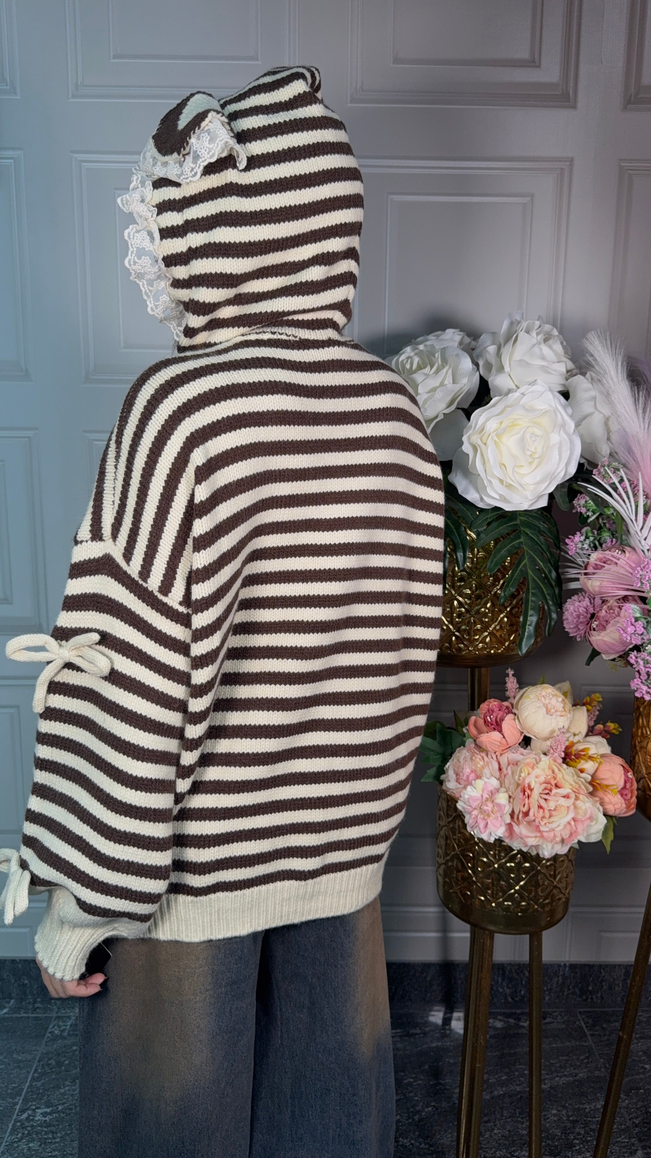 Maglione orso con orecchie