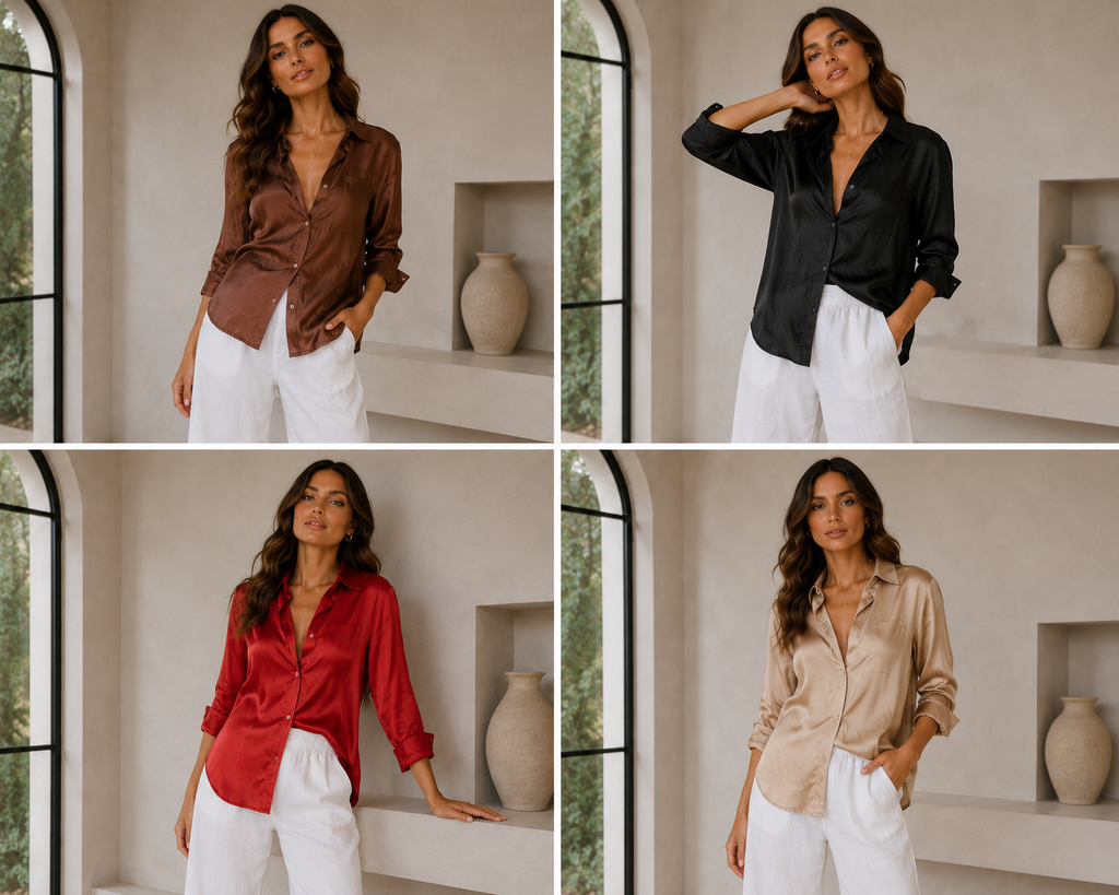 Camicia in organza