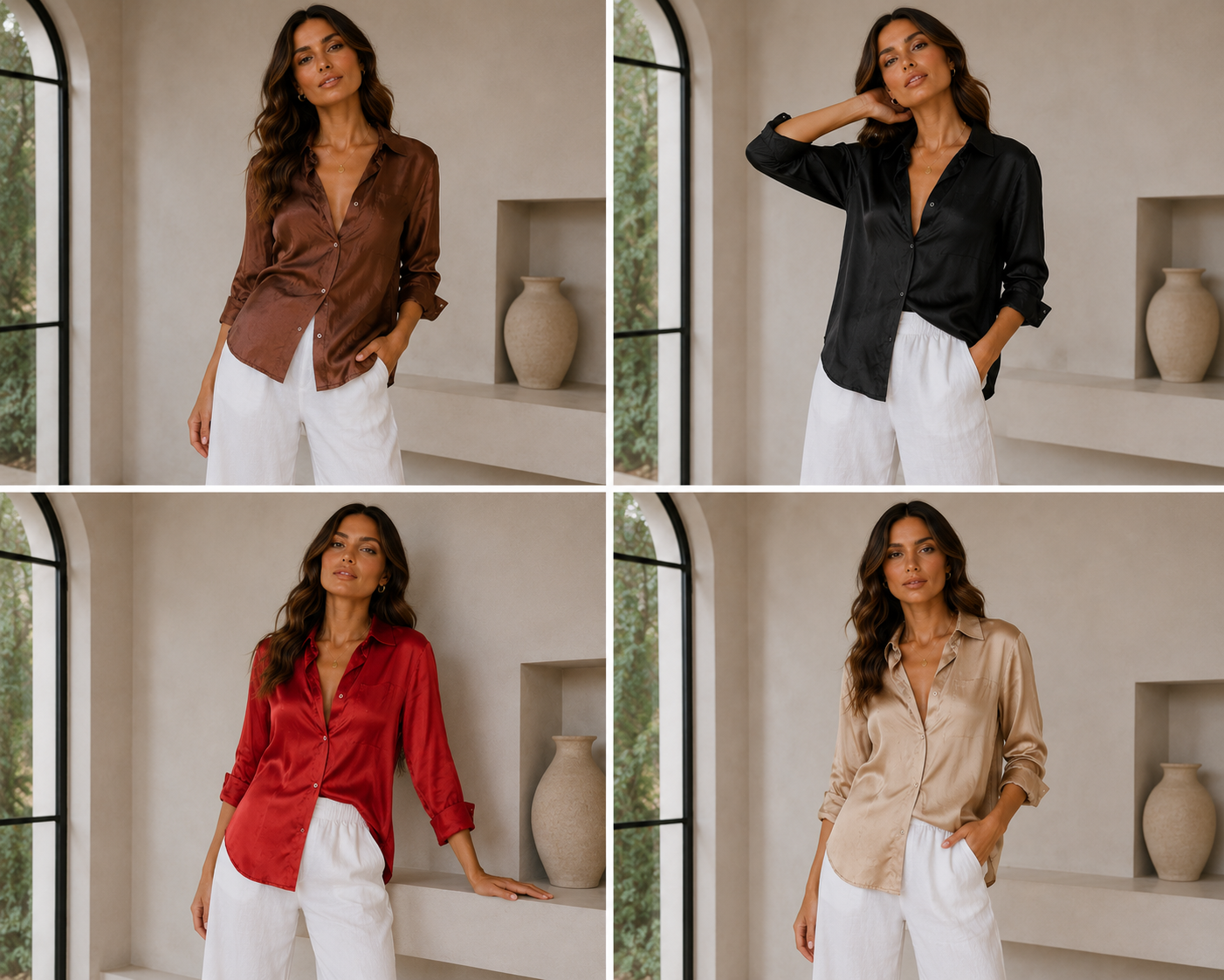 Camicia in organza