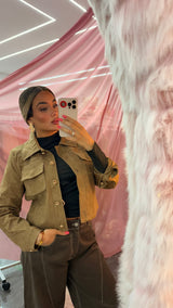 Giacca camoscio