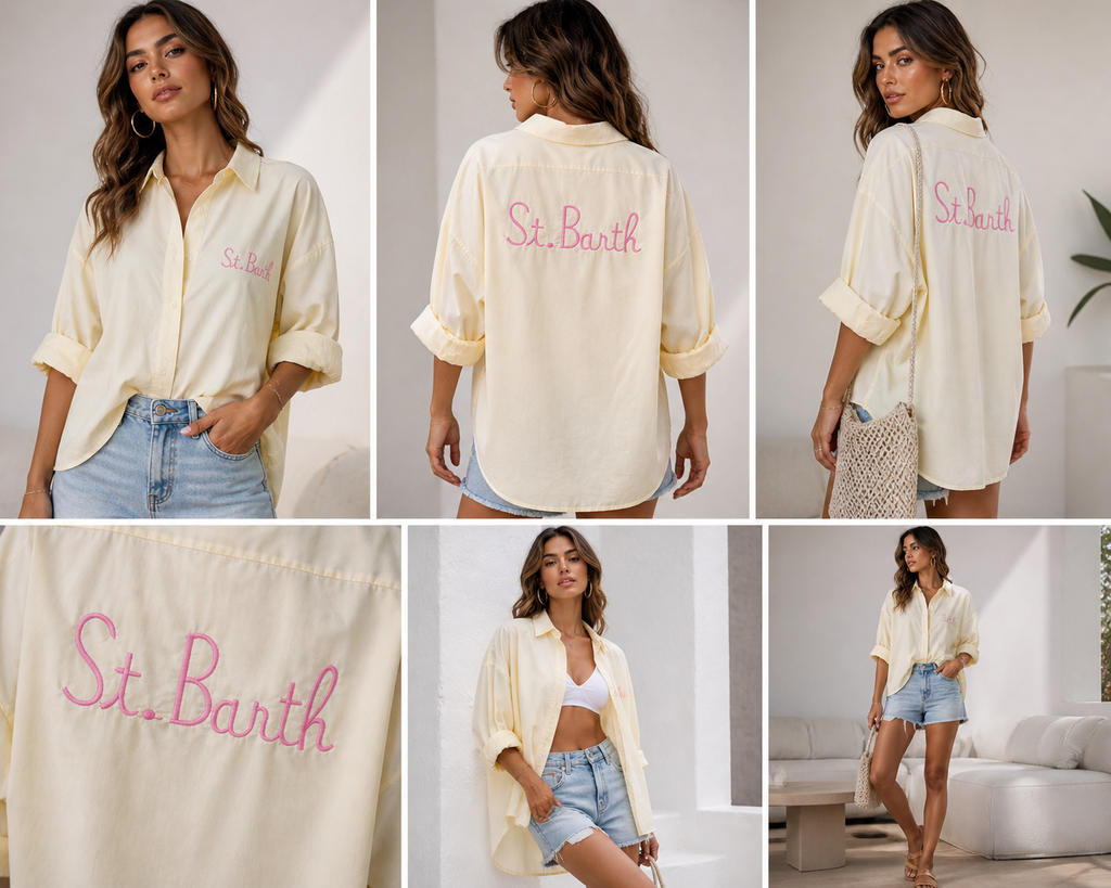 Camicia a righe Santo