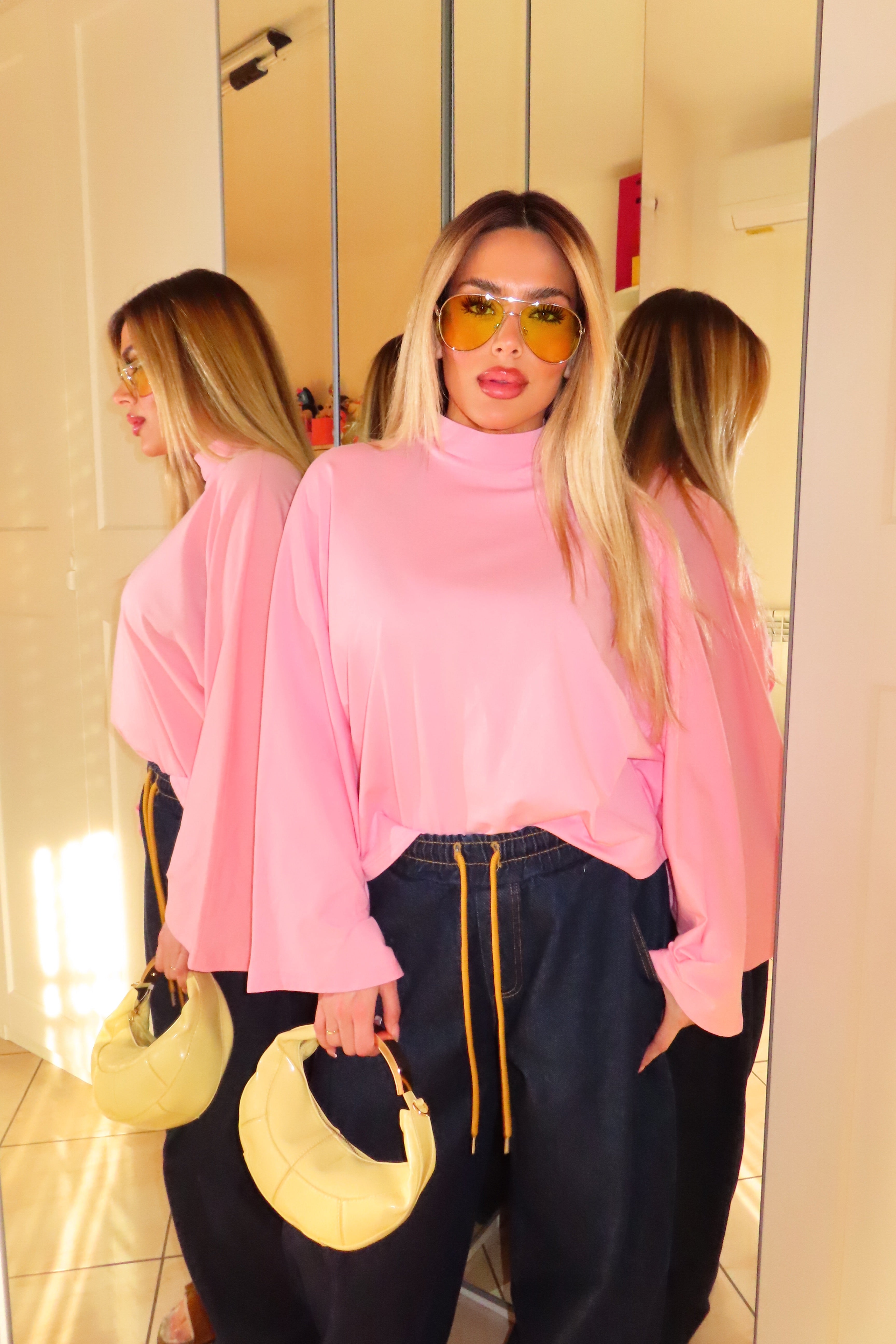 Maglia longsleeve JustWest Barbie