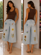Bermuda jeans flore