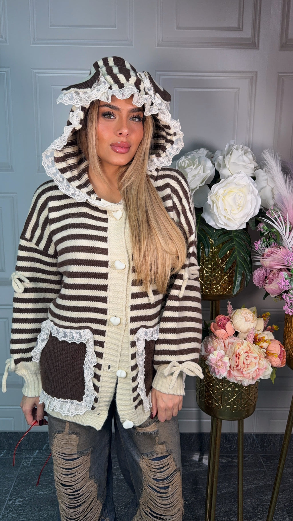 Maglione orso con orecchie