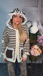 Maglione orso con orecchie