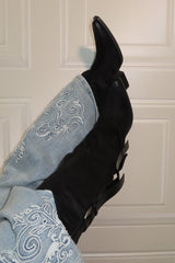 Scarpe stivale camperos con fibia