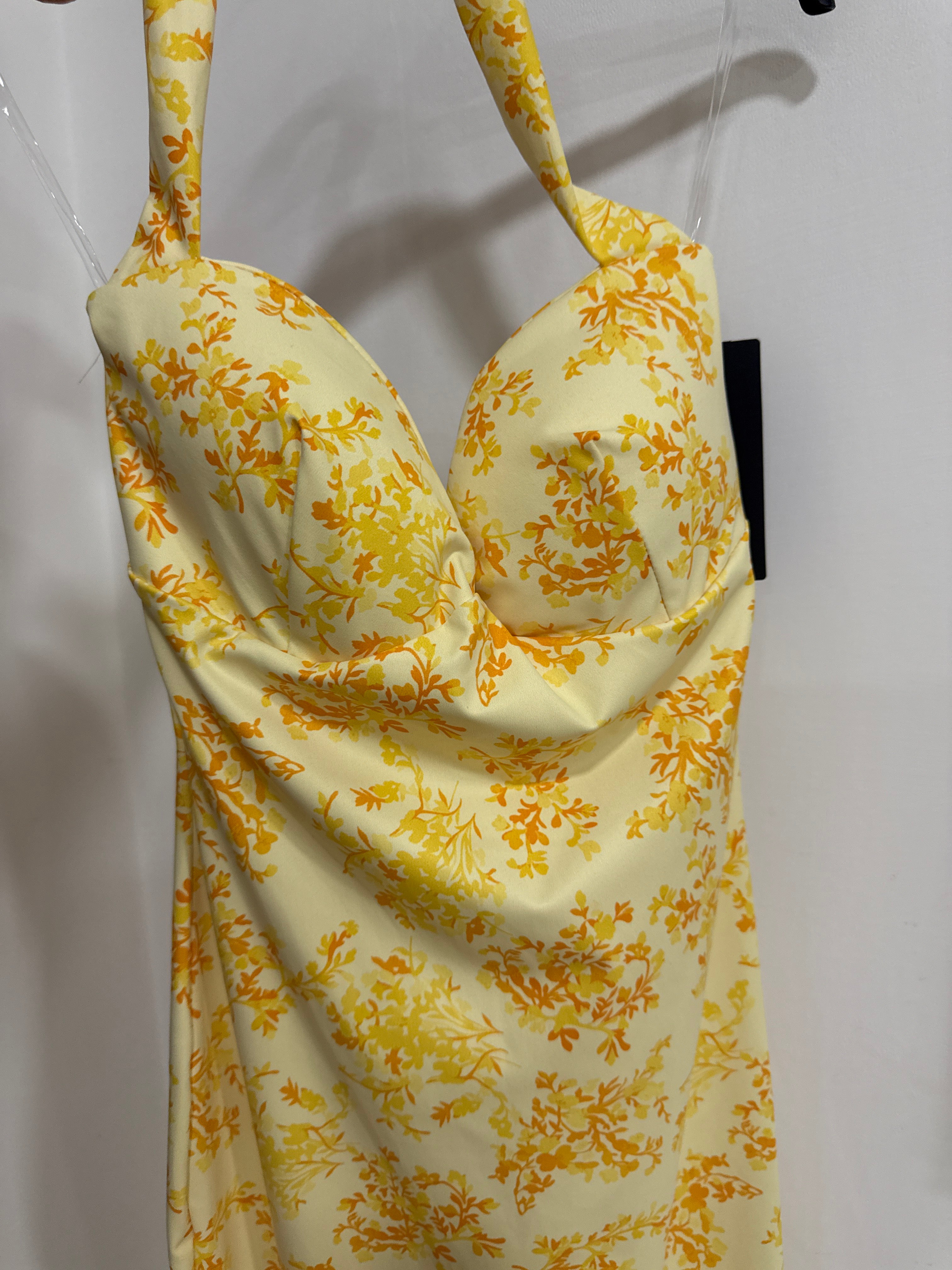 Dress lycrosa fiori