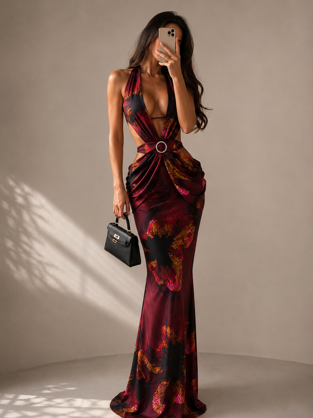 Dress butterfly dark