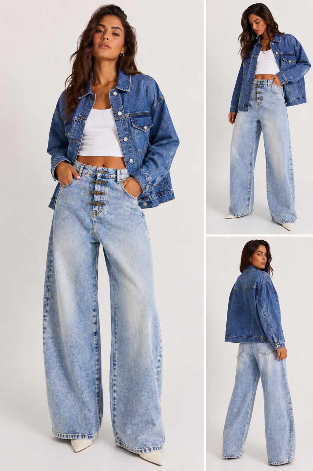 Giubbino in jeans over LEWIZ