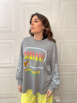 Maglia longsleeve Nirvana e heart