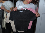 T shirt crop Glitterosa