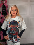 T-shirt brillantini con disegni
