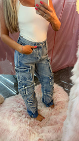 Jeans tasker ice