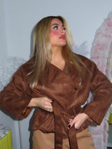 Giubbino in simil camoscio