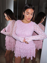 Dress pizzo lover rosa