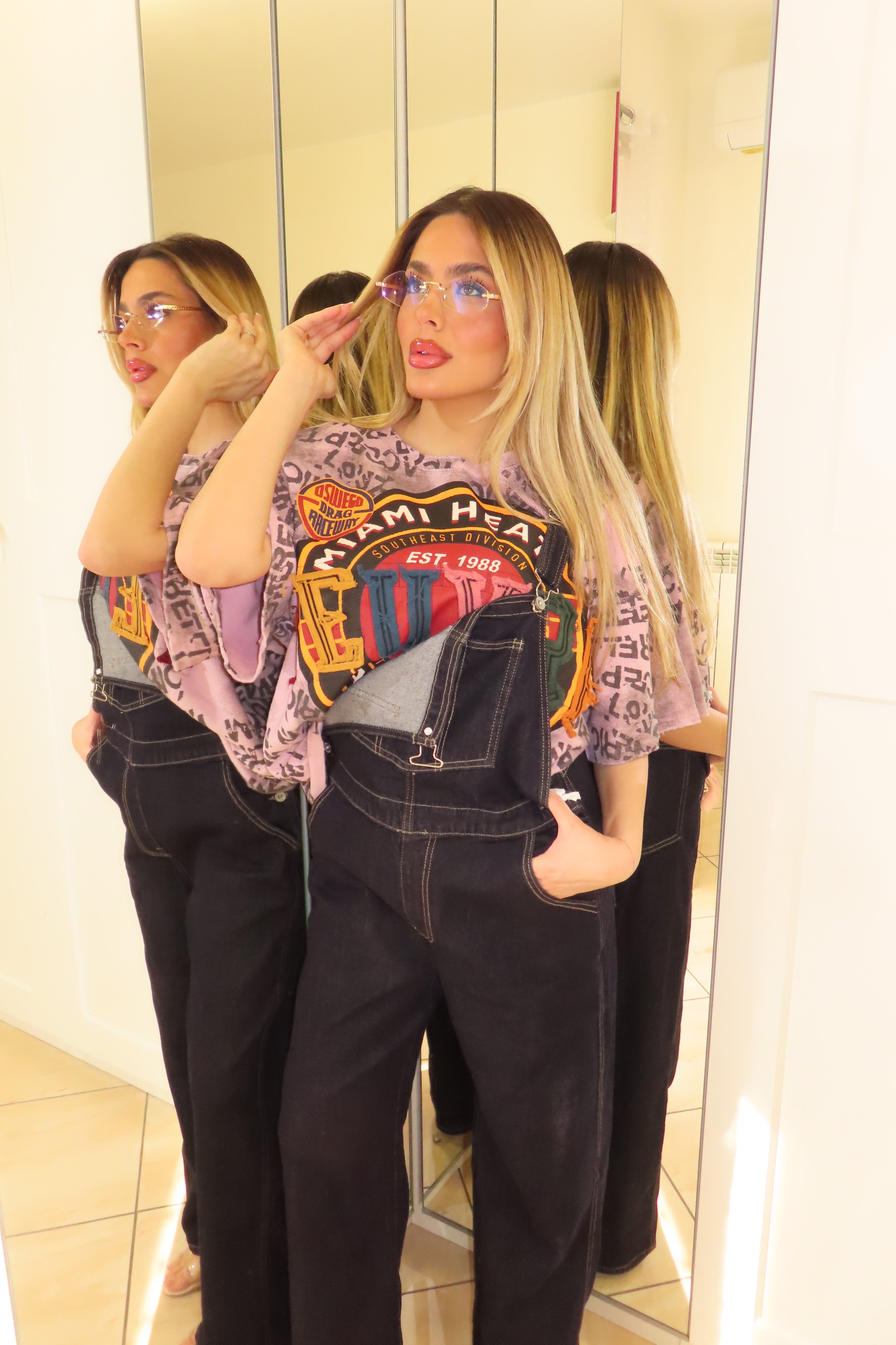 Salopette in jeans Caroline