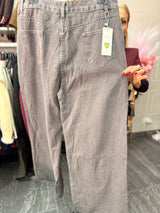 Jeans grigio taglia grandi