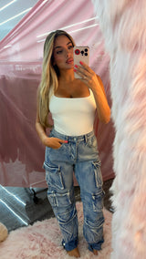 Jeans tasker ice