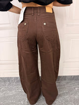 Jeans brownie star gold