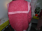 Maglione burgundy con peluche