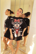 Maglia double con manica corta e manica lunga Hello