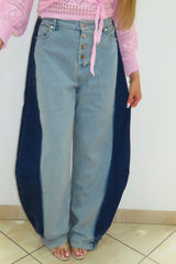 Jeans con Banda rainbow