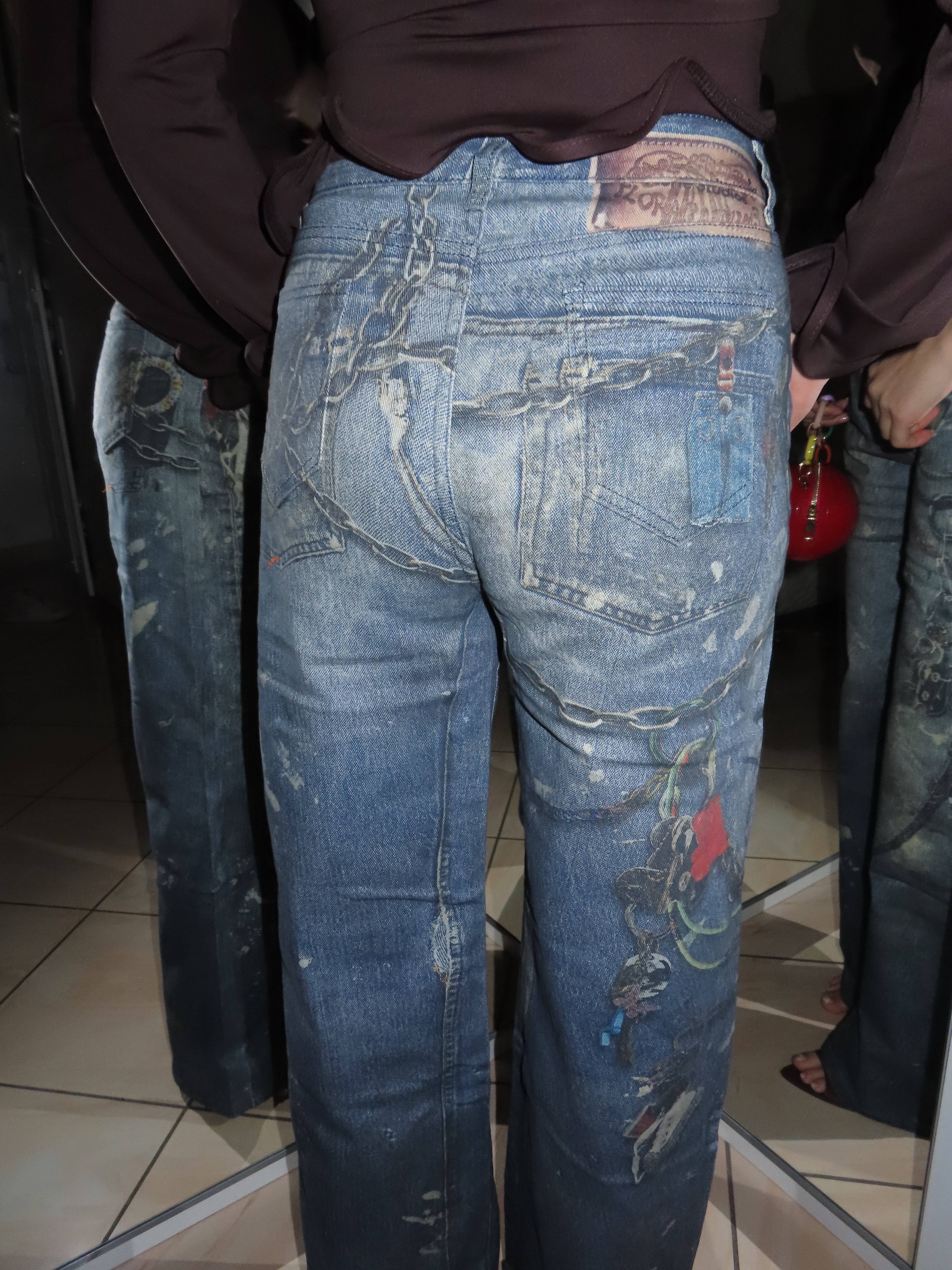 Jeans ciondoli BLUE denim