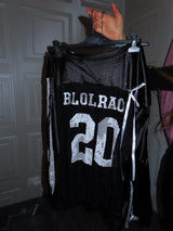 Maglia con scollo a barca e trasparenze Blolrace