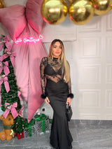 Dress Monte Carlo pizzo nero