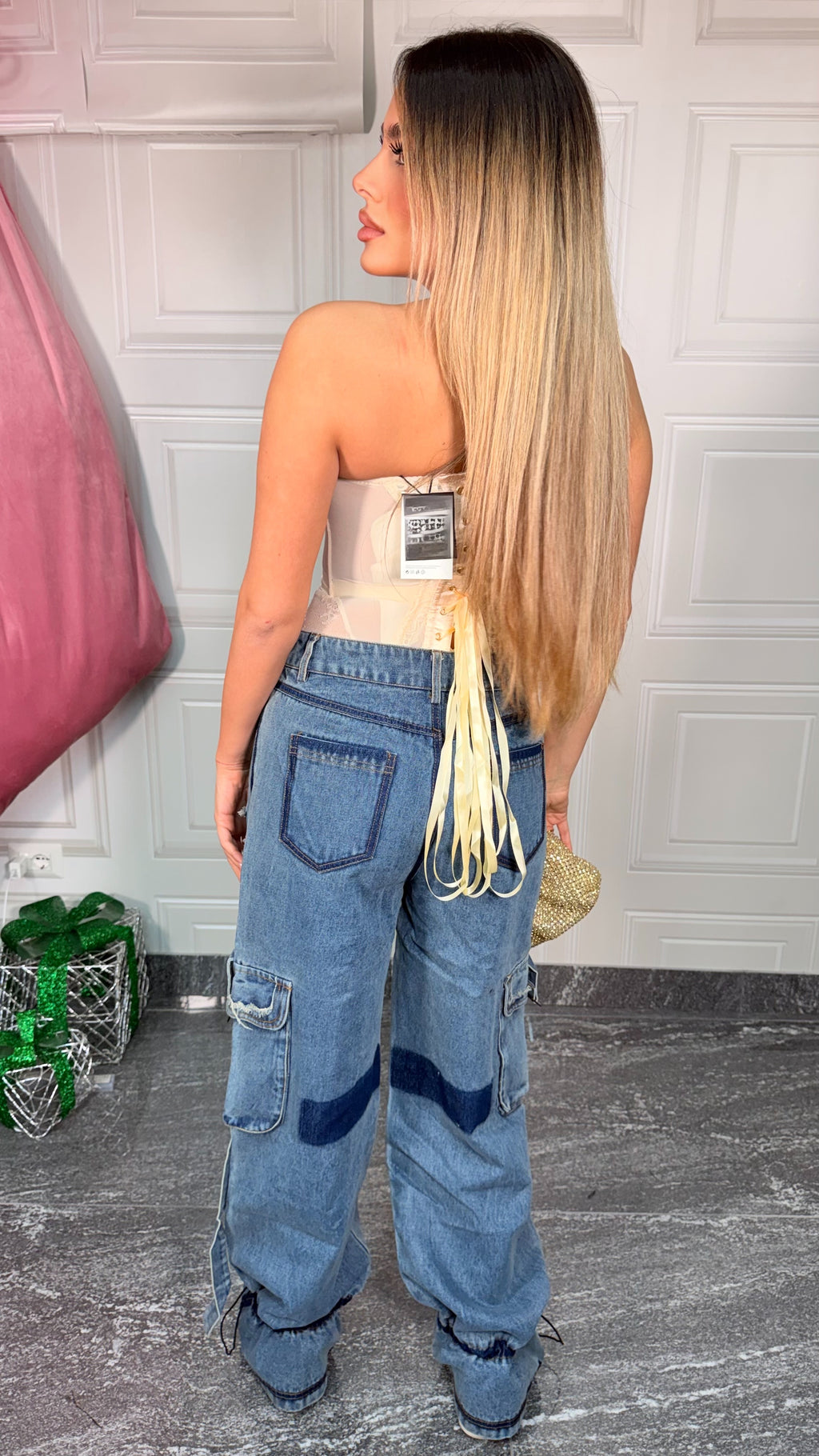 Jeans con tasconi