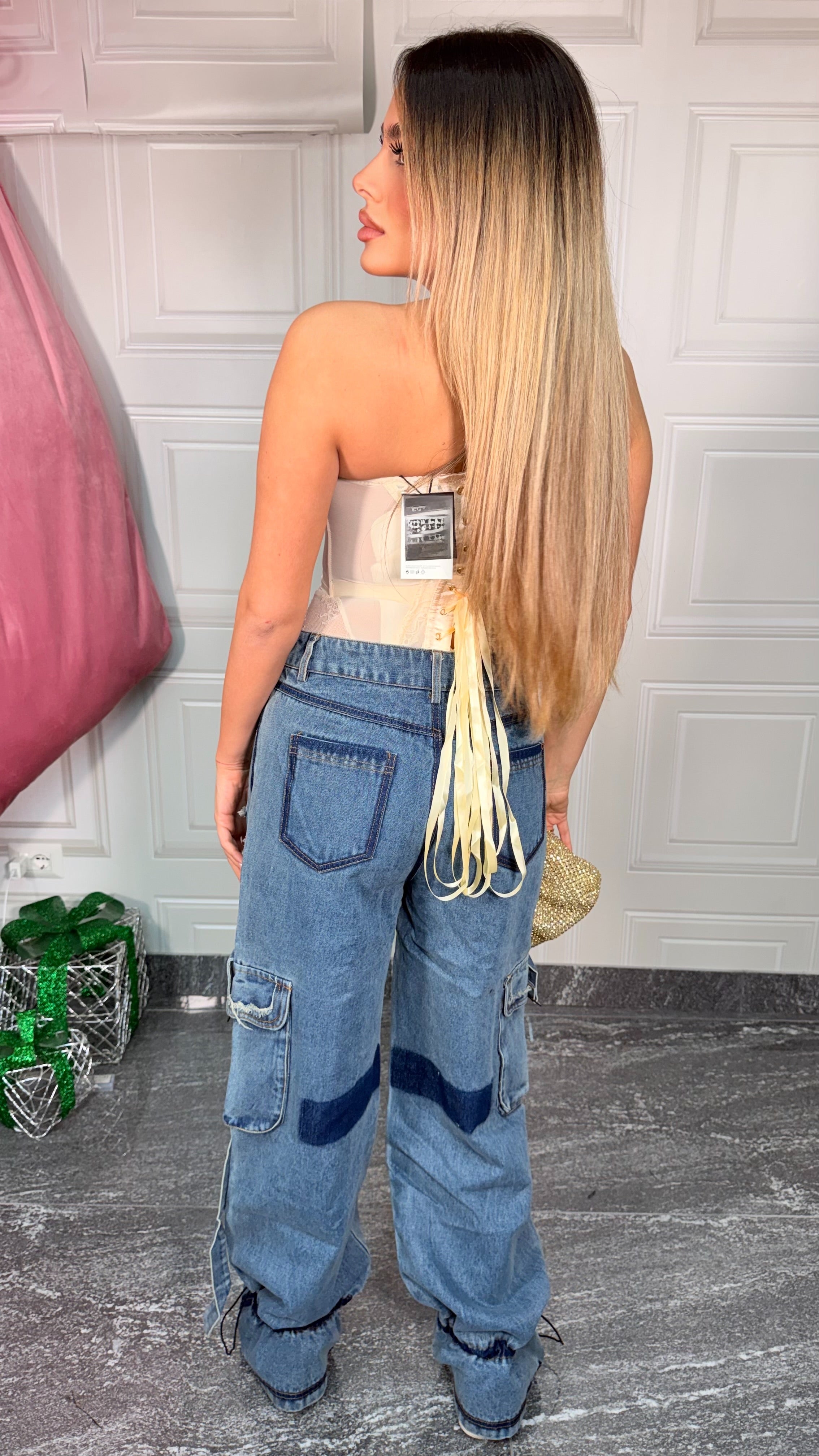 Jeans con tasconi