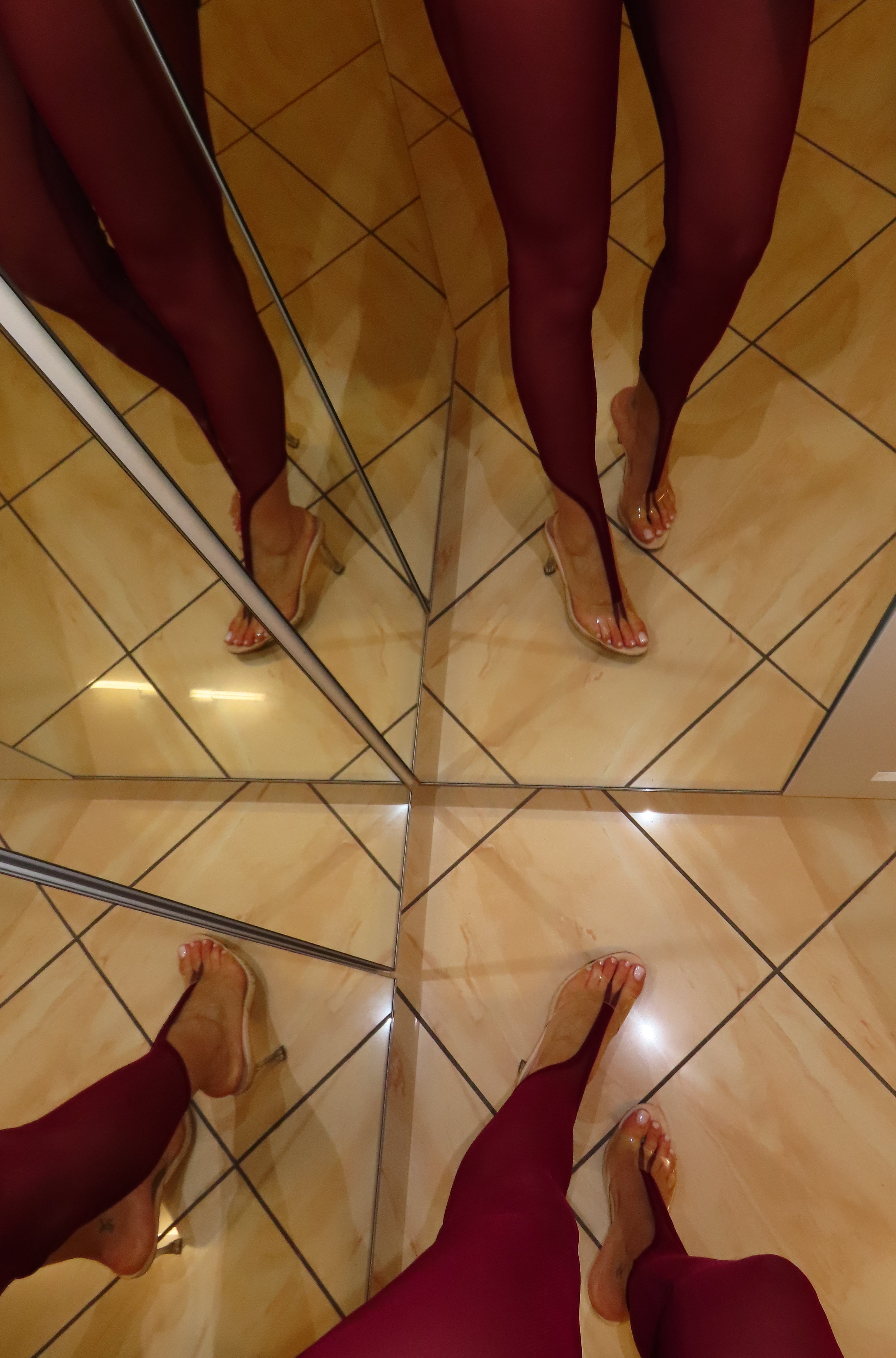 Leggins velato con culotte