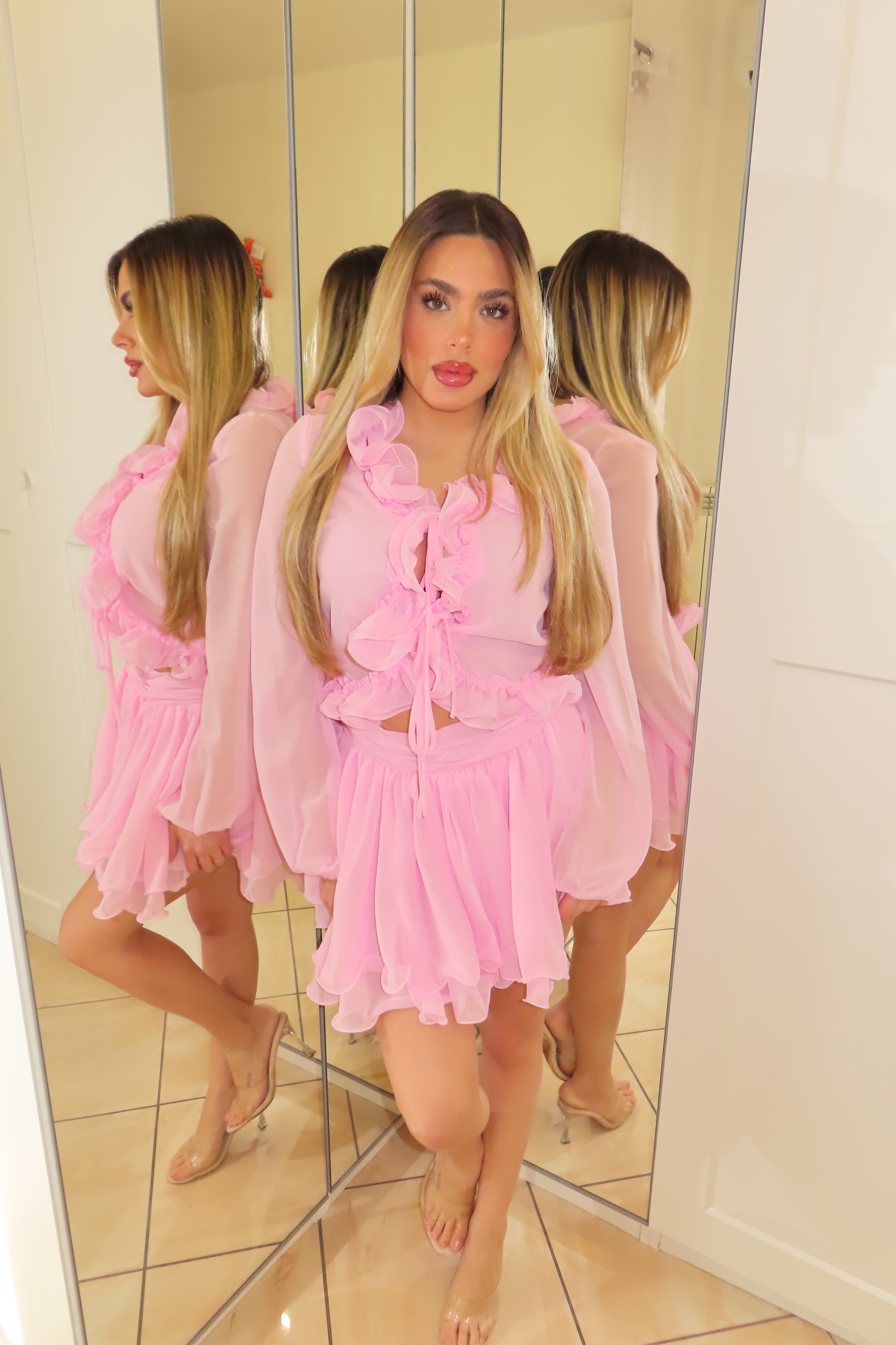 Completo pantaloncino e camicia Ariel