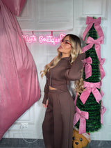 Tuta felpata con manicotto