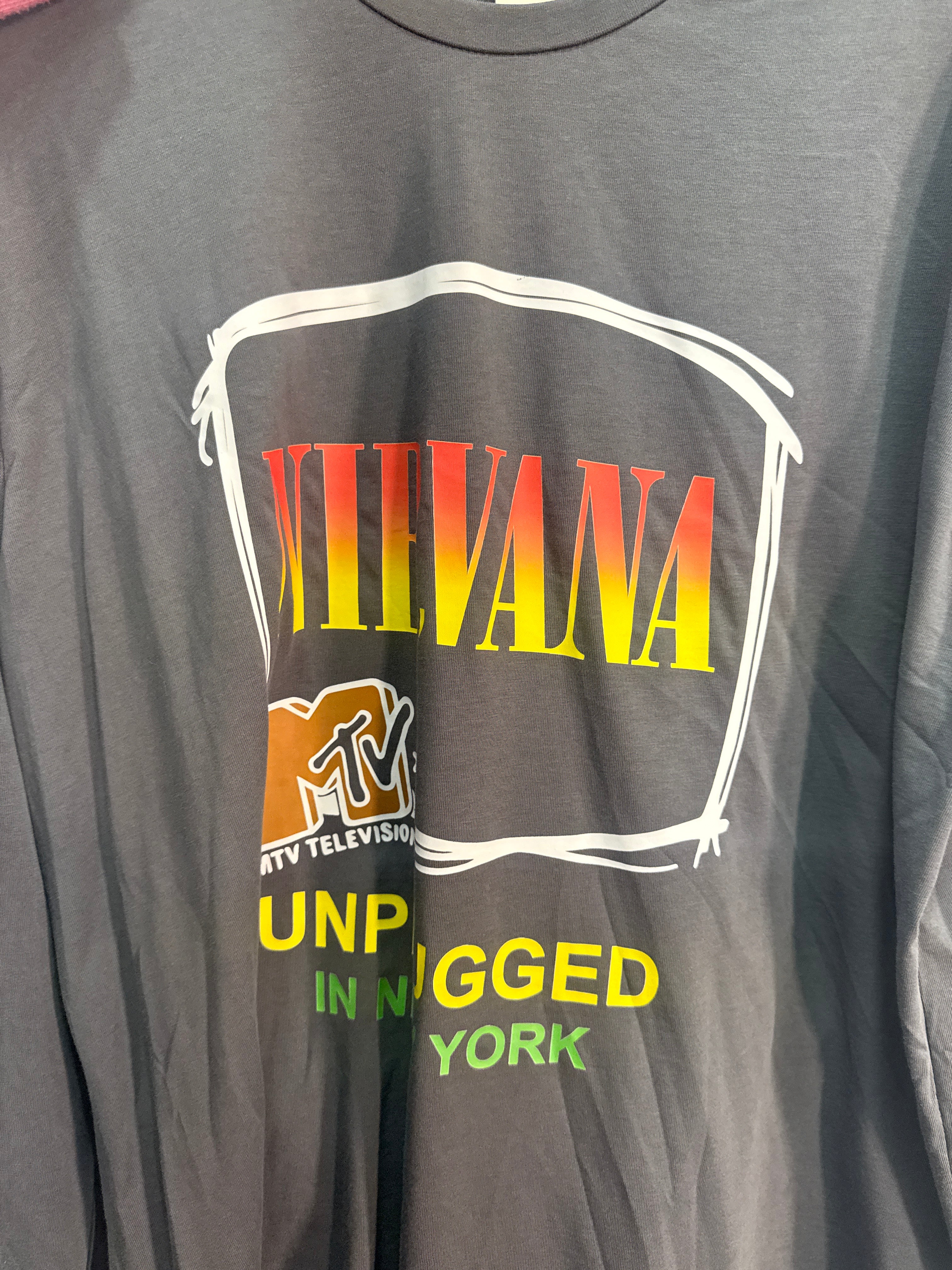 Maglia longsleeve Nirvana e heart