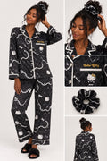 Pigiama Kitty Black