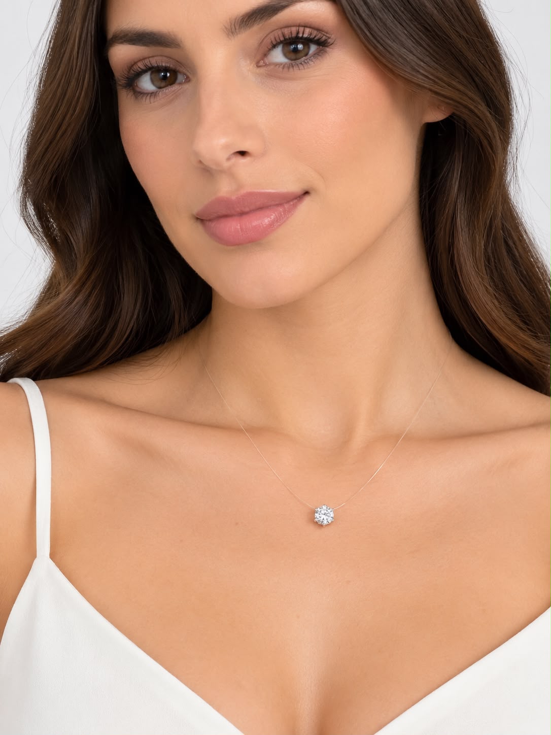 Collana Punto Luce Trasparente
