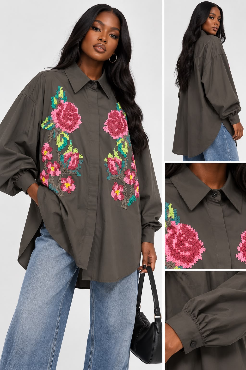 Camicia Flowers